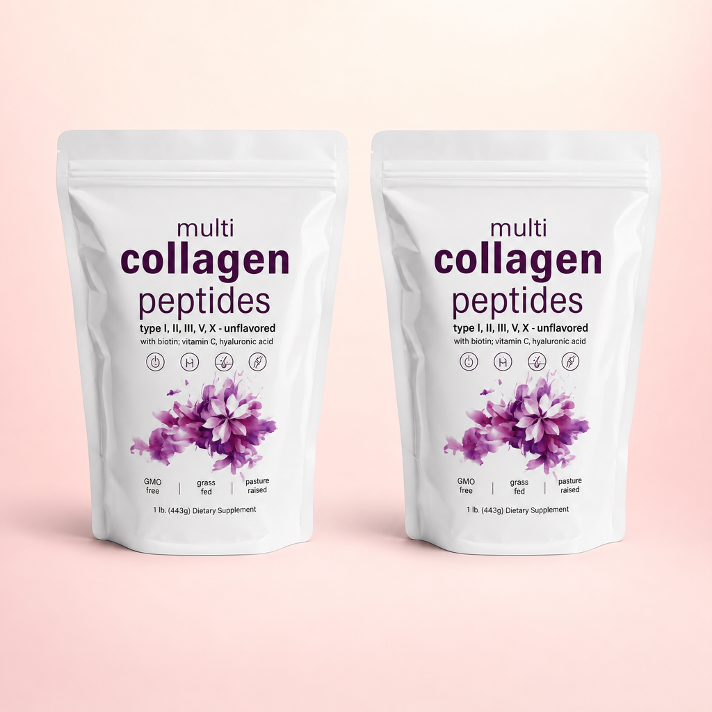 Dos bolsas de Multi Collagen Peptides en Polvo 443 g