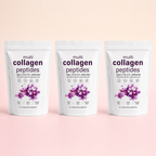 Tres bolsas de Multi Collagen Peptides en Polvo 443 g