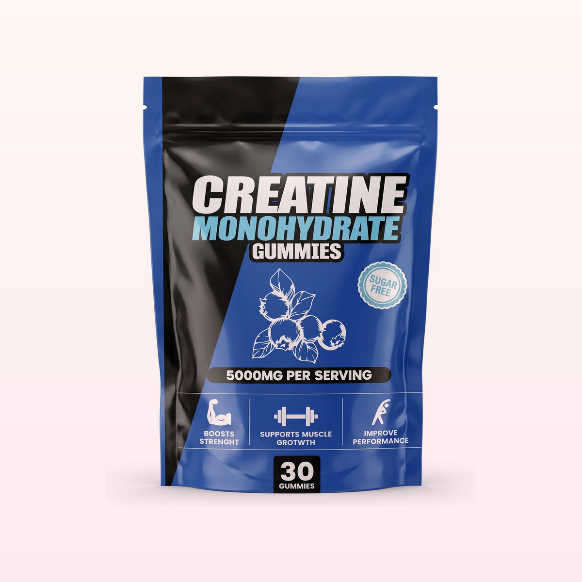 Creatine Monohydrate Gummies 5000mg – 30 Gomitas — foto principal