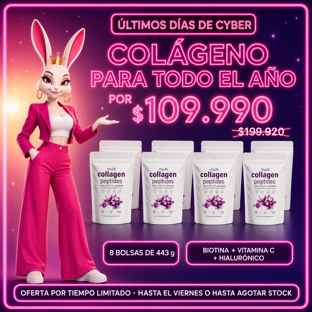 Multi Collagen Peptides, 8 bolsas: colágeno para todo el año