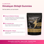 Infografía de beneficios: Himalayan Shilajit Gummies – 60 Gomitas