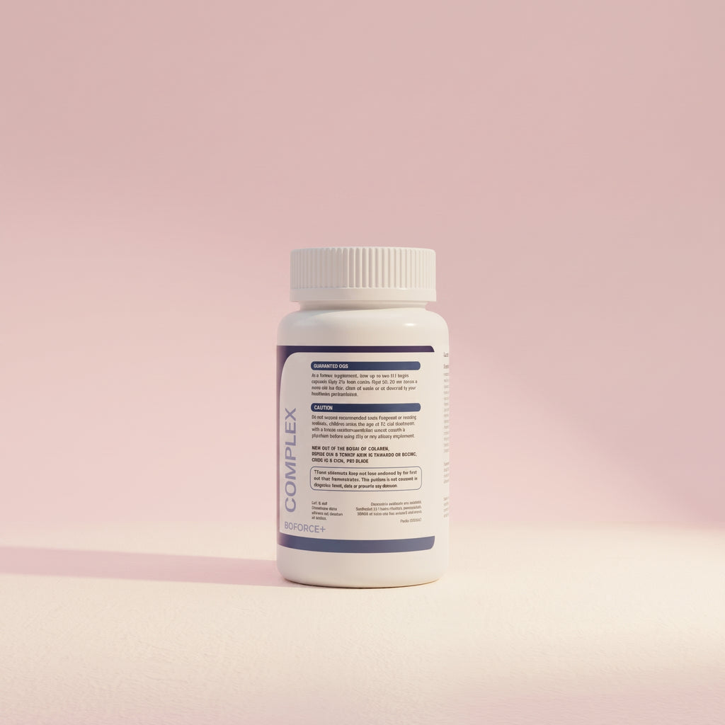 Magnesium Complex Bioforce+ — etiqueta con información nutricional